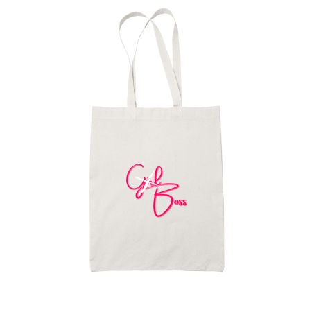 (Girl) Boss White Tote Bag