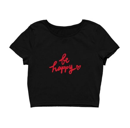 Happy Signature Crop Top