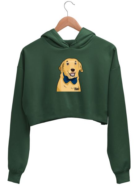 Sam - Doggo Portrait Crop Hoodie