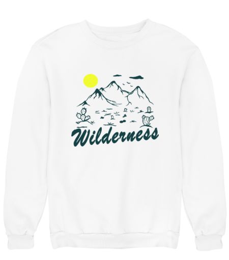 Wilderness Hiking Nature Lover Sweatshirt