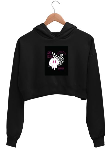 sadness Crop Hoodie