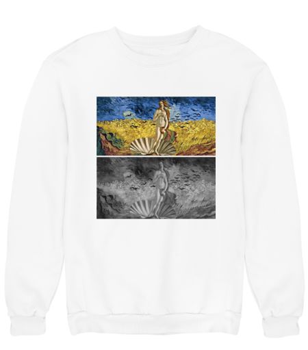  Van Gogh × Botticelli  Sweatshirt