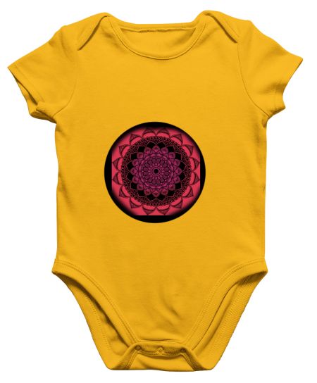 Pink shades mandala  Onesie