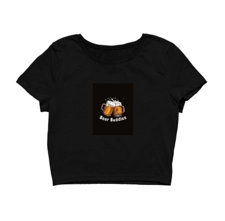 beer buddies Crop Top