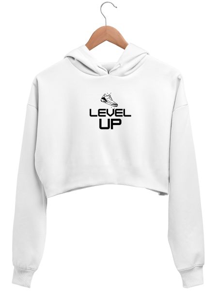 Level Up Crop Hoodie