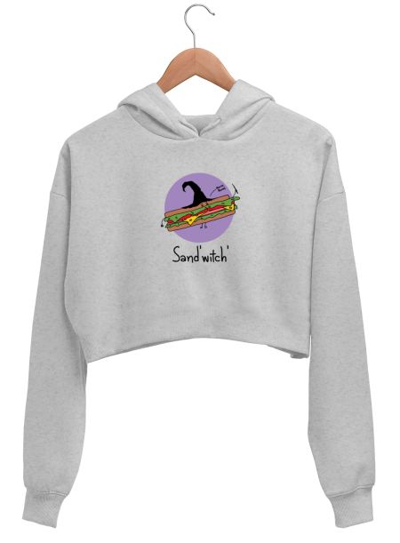 Sand'witch' Crop Hoodie