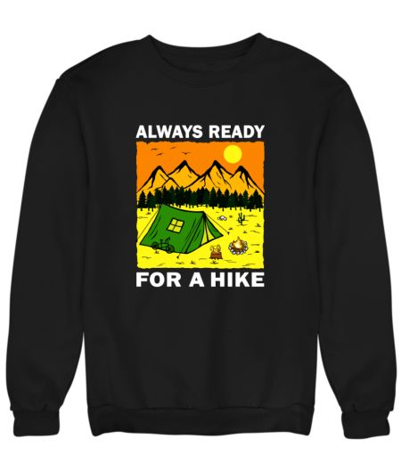 Camping and Hiking Lover Sunse Sweatshirt