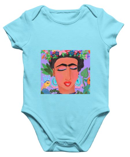 Frida Kahlo purple garden of d Onesie