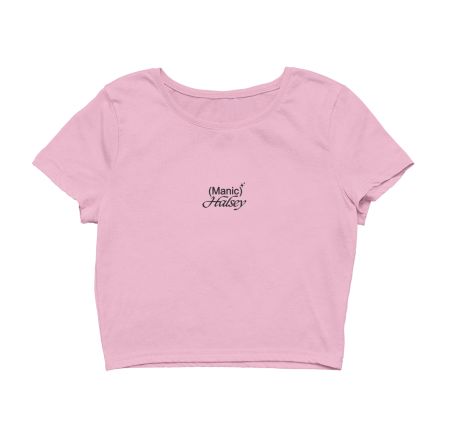 manic, halsey Crop Top