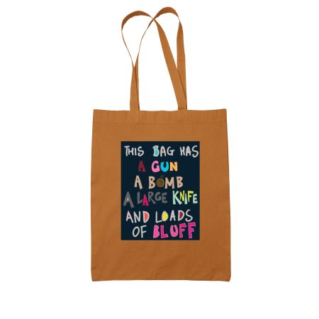 Typography  Colored Tote Bag