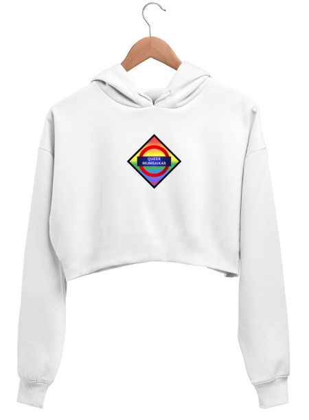 QUEER MUMBAIKAR Crop Hoodie