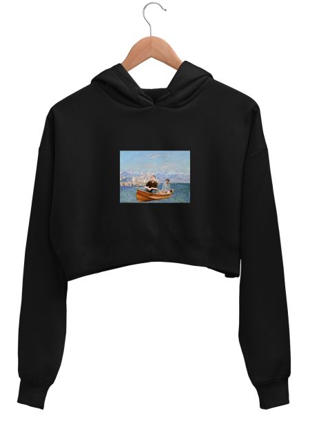 FRIENDS (Joey and Chandler) Crop Hoodie