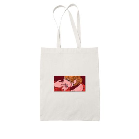 Anime Evil Boy White Tote Bag