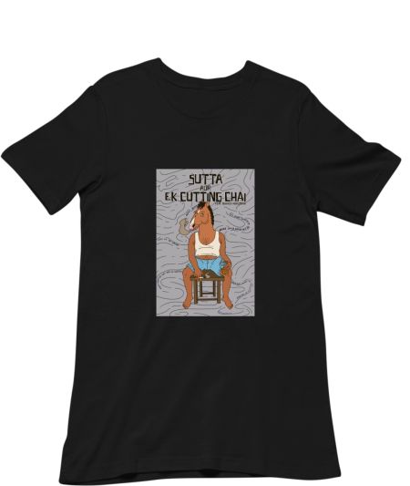 Bojack :  Sutta - Cutting Chai Regular T-Shirt