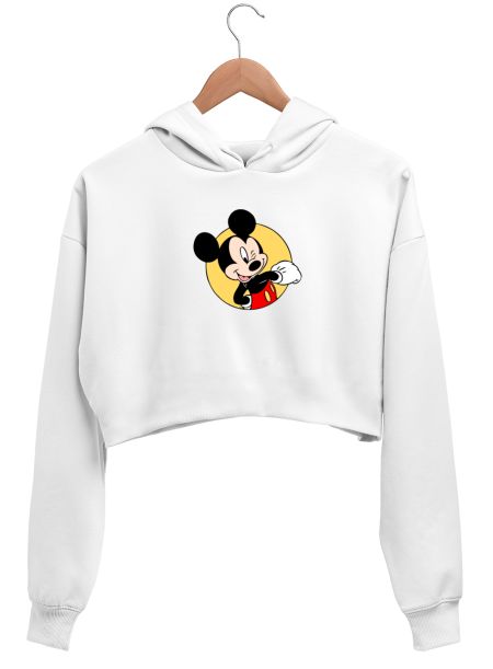 Mickey  Crop Hoodie