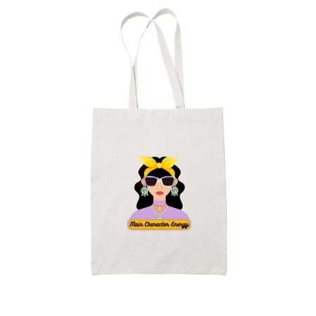 Main character energy White Tote Bag