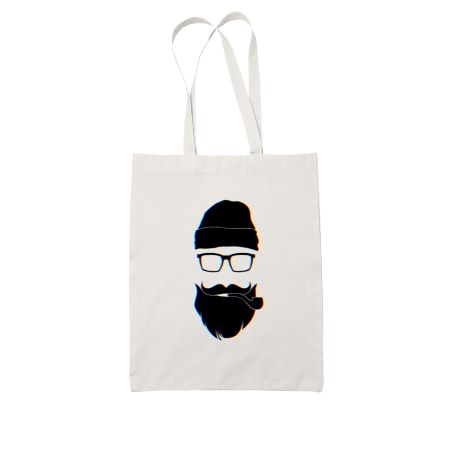 hippie White Tote Bag