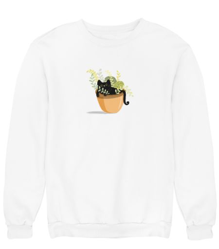  A Potted Cat Sweatshirt