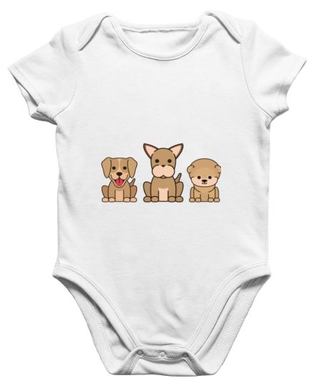 3 Cute Dogs Onesie