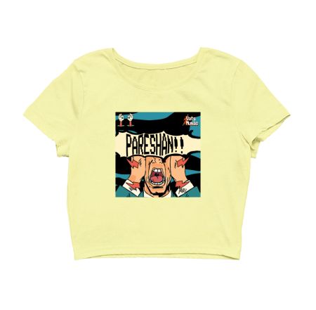 Pareshan Artwork Merch Crop Top