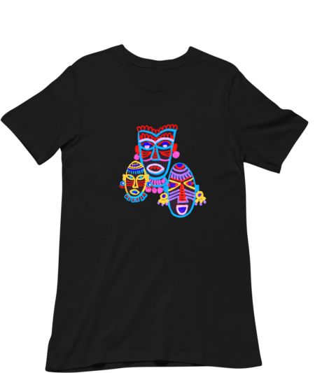 African Tiki Tribal mask Regular T-Shirt