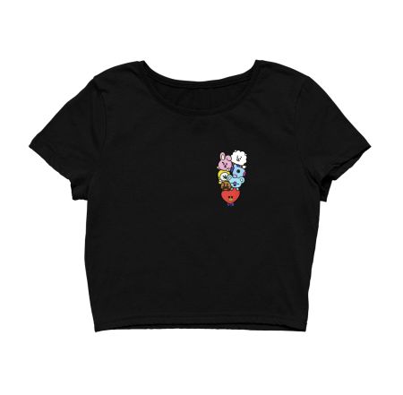 BTS BT21 Characters Crop Top