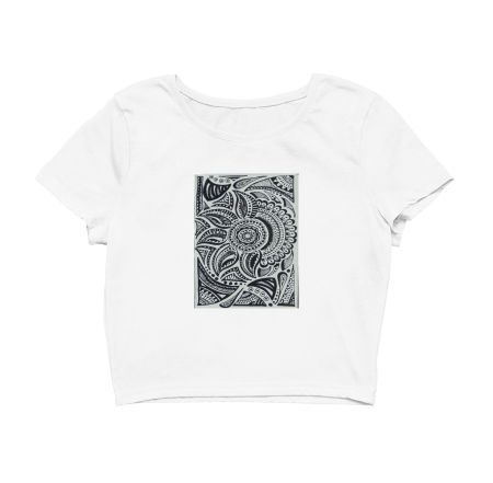 Mandala day Crop Top