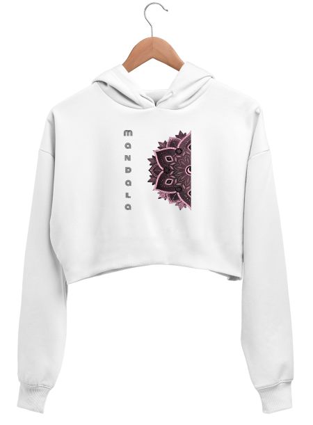 Mandala  Crop Hoodie