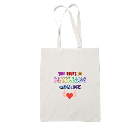 Harry Styles she  White Tote Bag