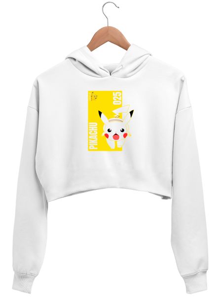 Pikachu Crop Hoodie