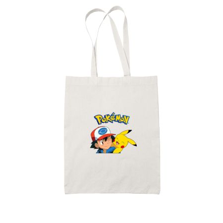 Pokemon White Tote Bag