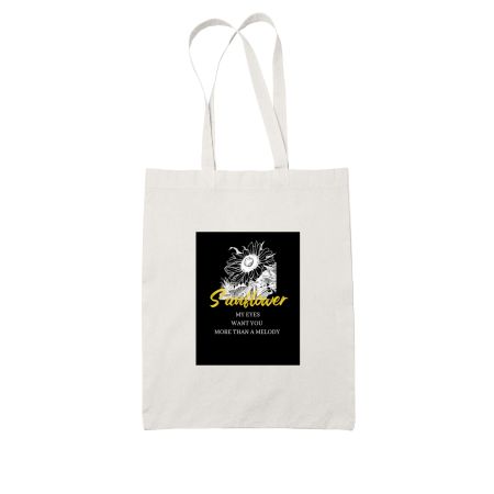 Sunflower Harry Styles  White Tote Bag