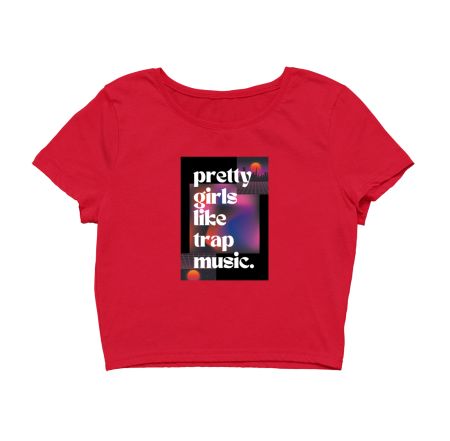 Trap Music Crop Top