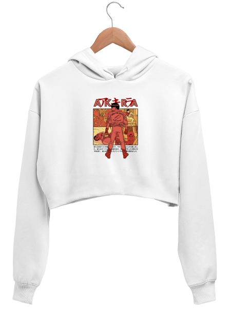 Akira Manga Comic Style Crop Hoodie