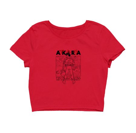 Akira Comic Bookstyle art  Crop Top