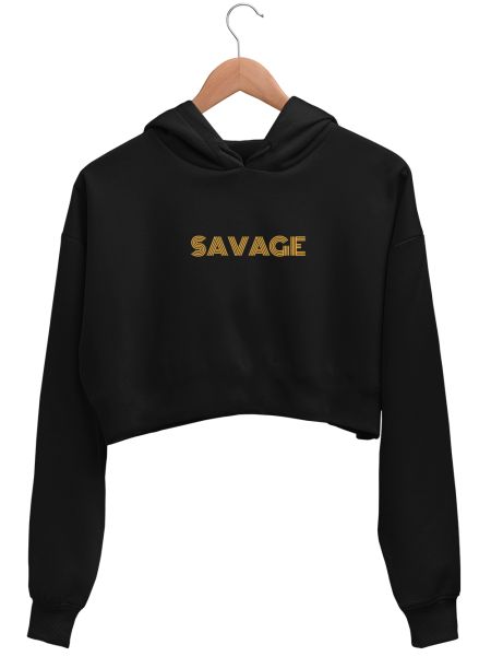 SAVAGE Crop Hoodie