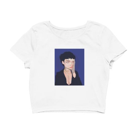 tired girl Crop Top