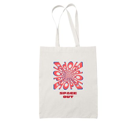 Space Out White Tote Bag