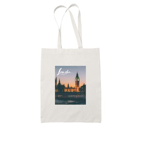 London - Travel Series White Tote Bag