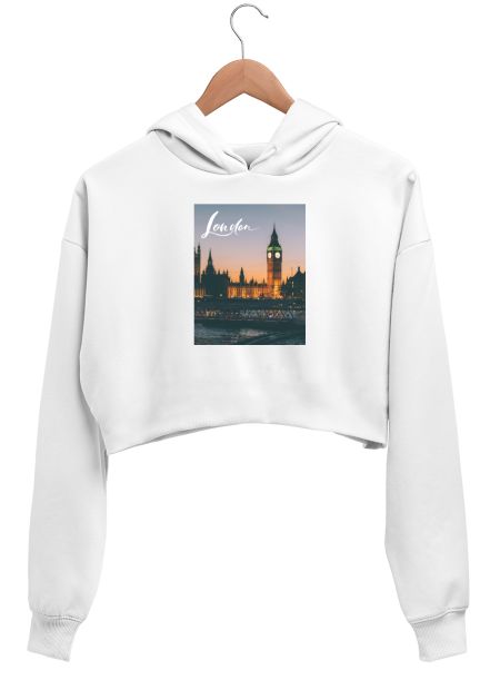 London - Travel Series Crop Hoodie