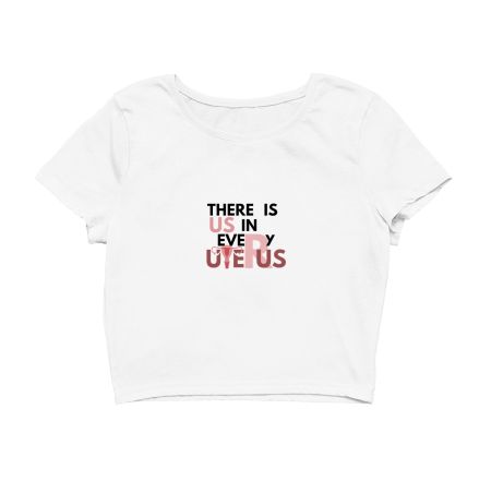 there is us in every uterus-1 Crop Top