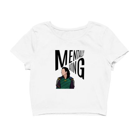 Mentally dating Loki (Dark) Crop Top