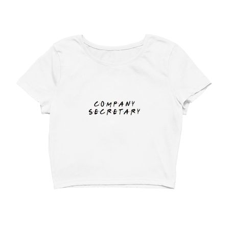 Company Secretary - Black Crop Top