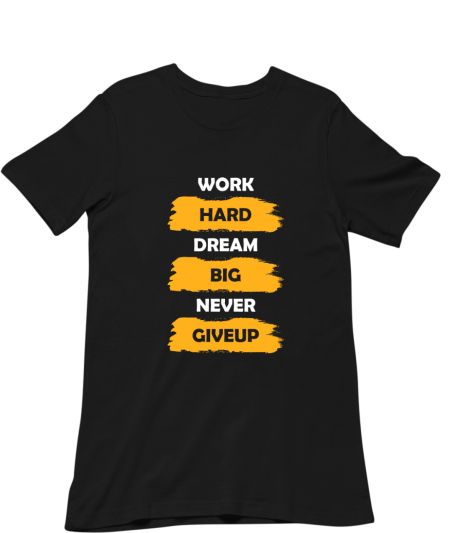workhard dreambig nevergiveup Classic T-Shirt