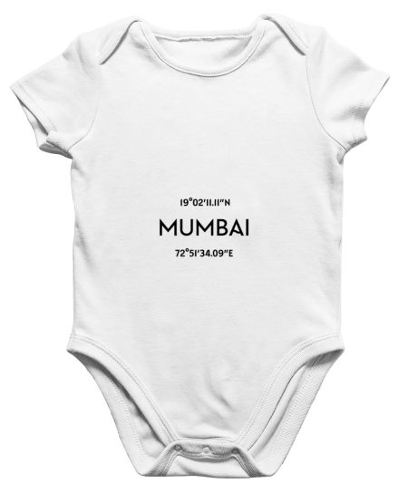Mumbai Coordinates Onesie