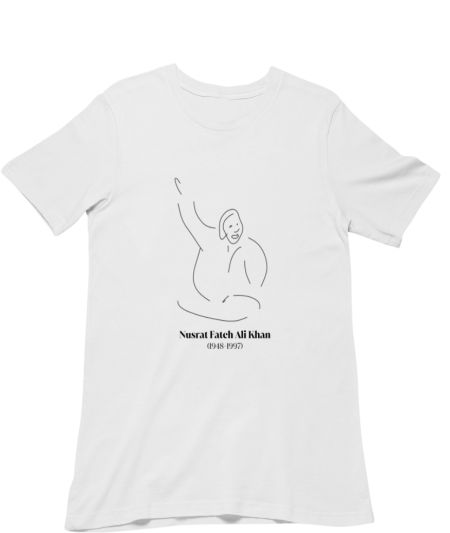 Nusrat in a Line Regular T-Shirt
