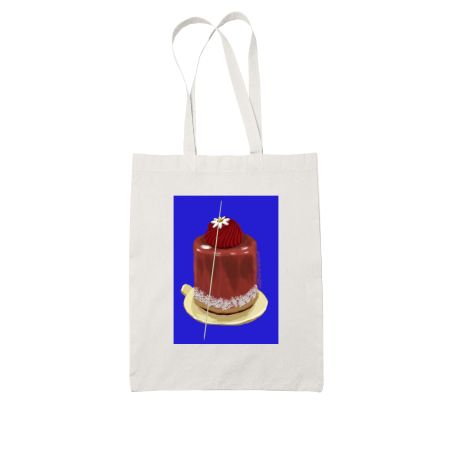 Berry Vanilla Red Dessert White Tote Bag