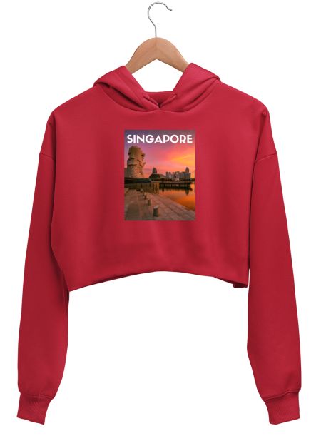 Singapore - Travel Series Crop Hoodie