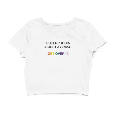 Get over it. Crop Top