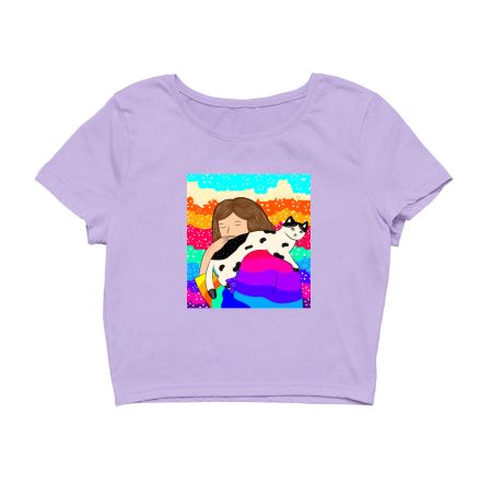 Cat love Crop Top